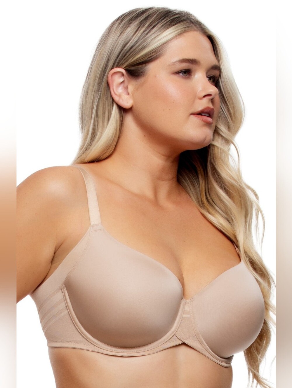 Marvelous Side Smoothing T-Shirt Bra By Felina 34G
